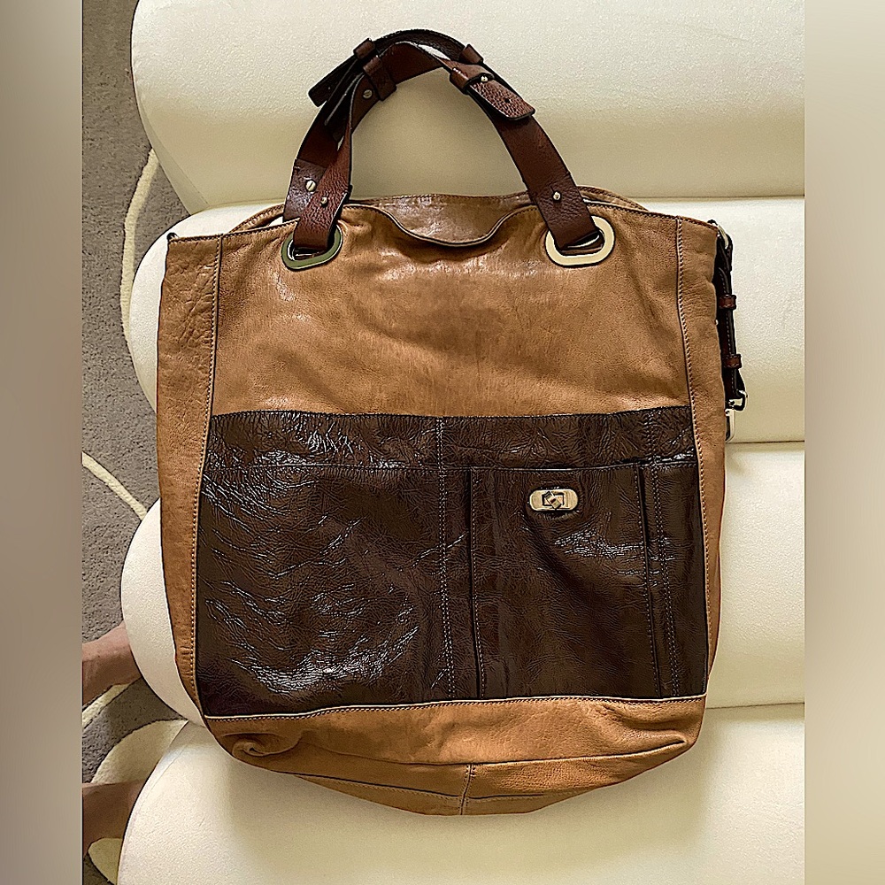 MARNI SOFTEST ITALIAN LEATHER VINTAGE SHOPPER BAG